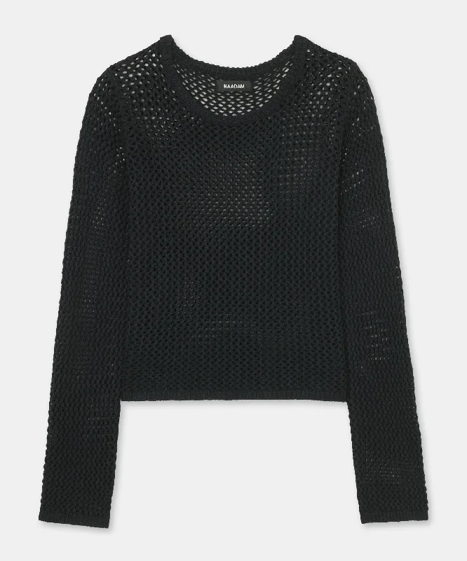 textured-crochet-crewneck-sweater