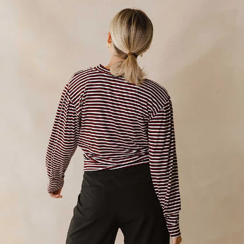 the-coco-long-sleeve-burgundy-stripe