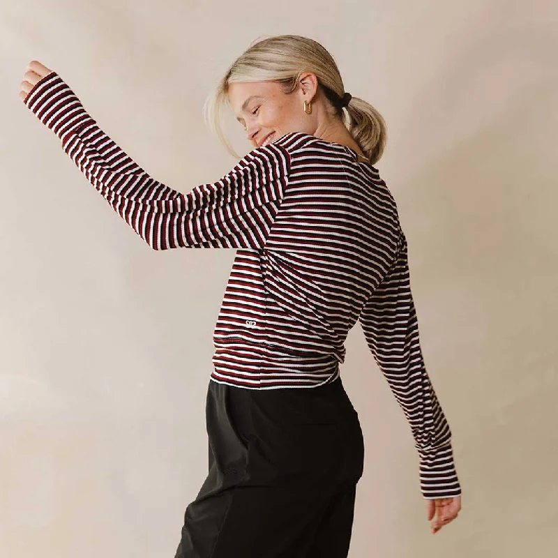 the-coco-long-sleeve-burgundy-stripe