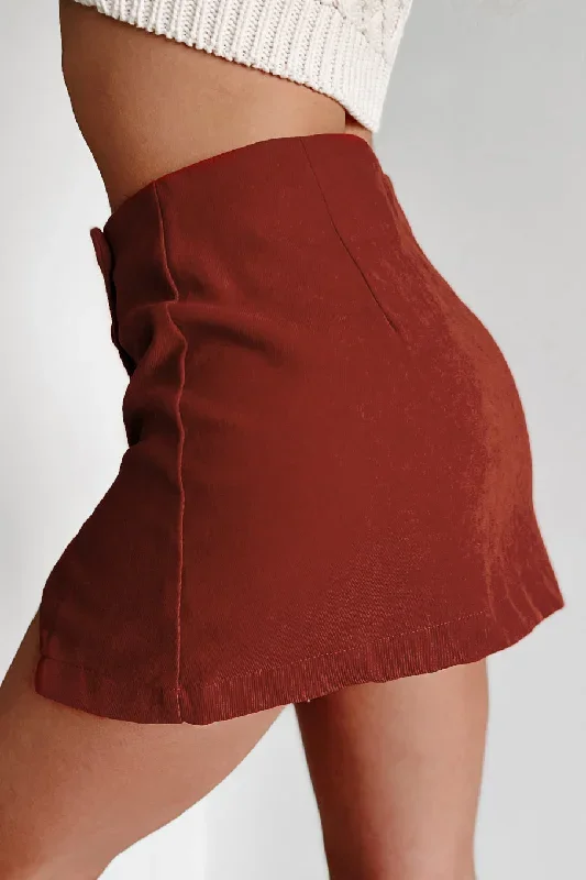 the-day-we-met-button-detail-mini-skirt-brick