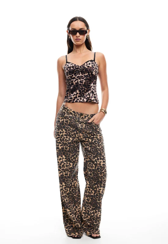 TOP MODEL JEAN - LEOPARD