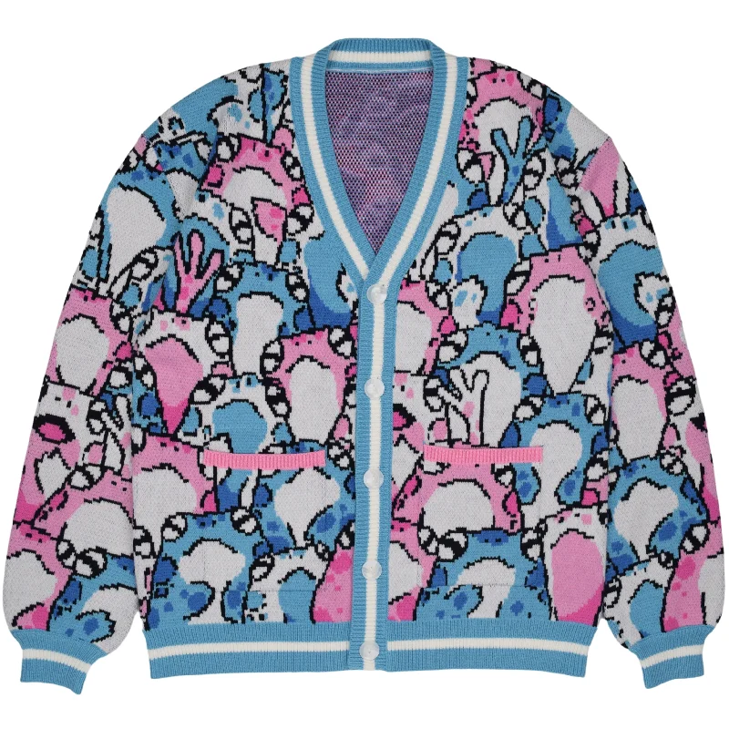 Trans Frog Cardigan