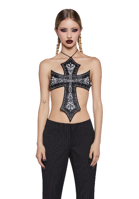 Unholy Conquest Crop Top