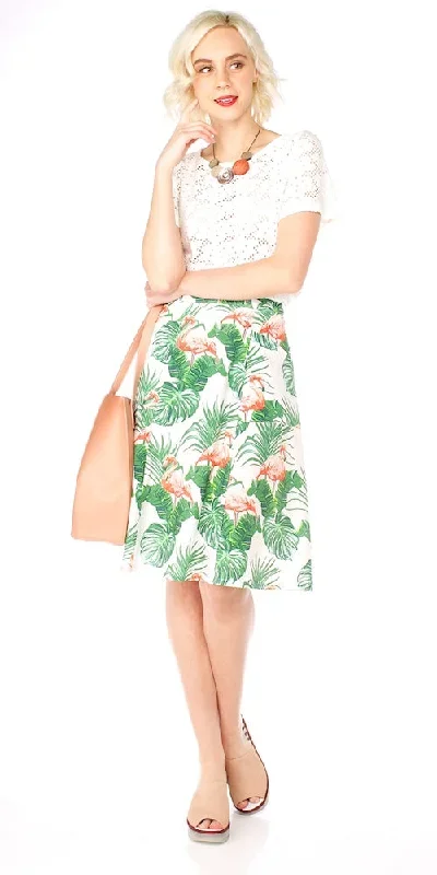 Winona Skirt, pink flamingo