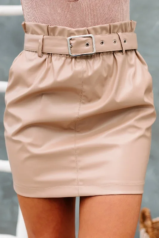 work-the-system-belted-faux-leather-mini-skirt-sand